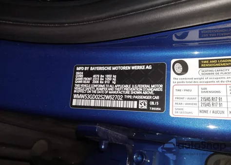 2025 Mini Hardtop Cooper S z USA, uszkodzony, nr VIN WMW53GD02S2W62702